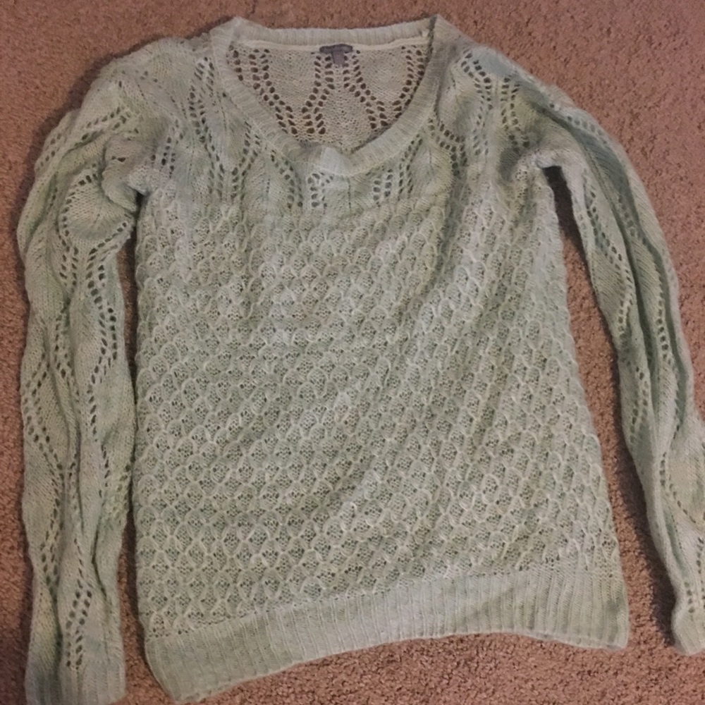 Mint green sweater